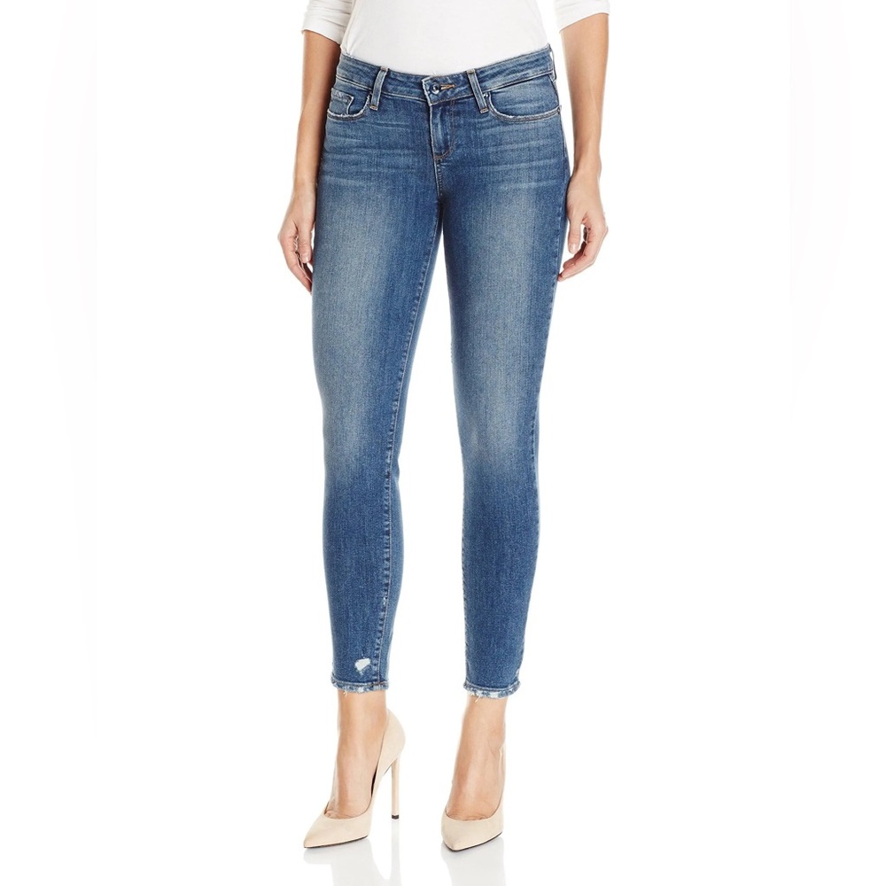 PAIGE VERDUGO SKINNY ANKLE JEANS IN NASH
